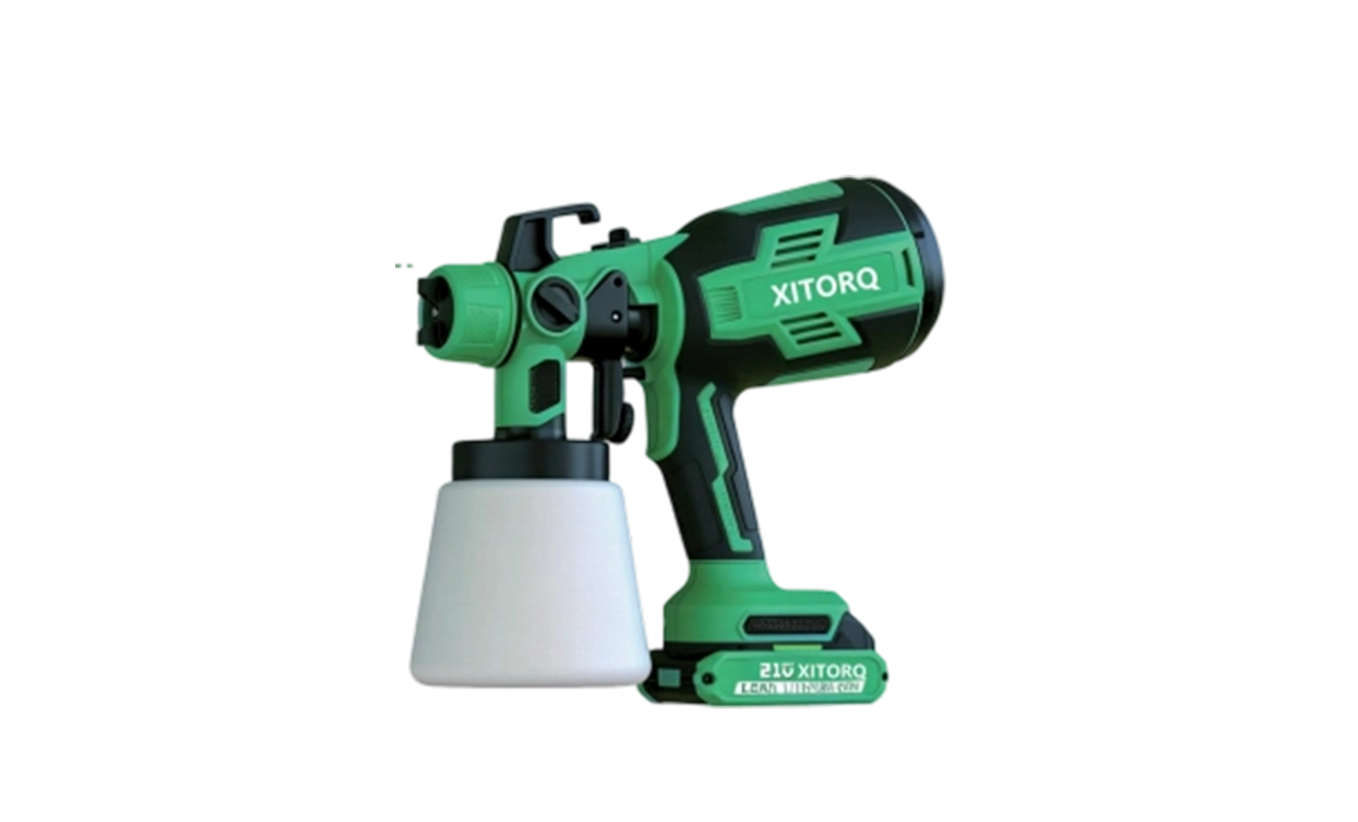 Bezprzewodowy pistolet natryskowy litowo-jonowy 21 V (model małego samolotu) — atomizacja pod wysokim ciśnieniem, bez konieczności stosowania kompresora